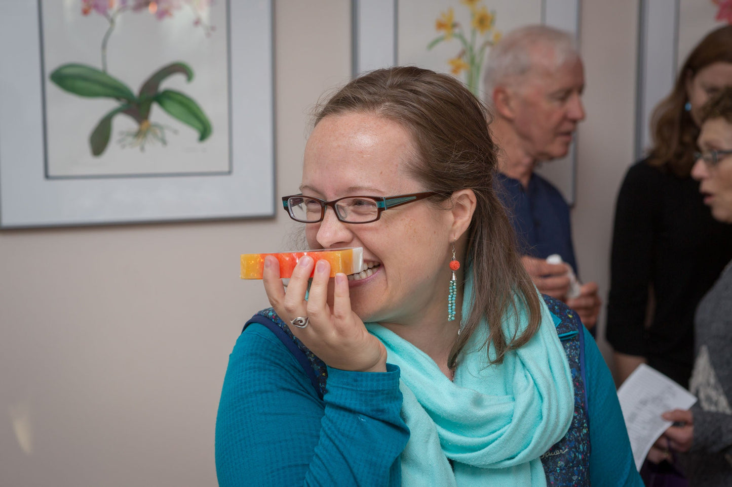 GRAPEFRUIT GOATS MILK SOAP SLICE 5 oz.