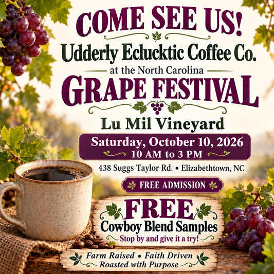 Taking The Kitchen Table on the Road: Come See Us at the NC Grape Festival