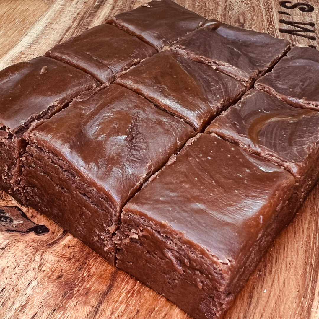 Dark Chocolate Salted Caramel Fudge
