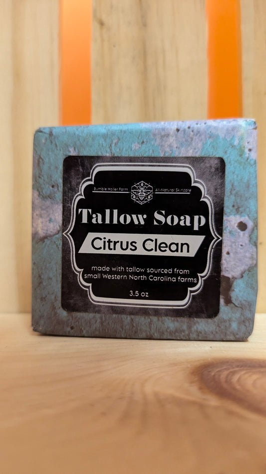 Citrus Clean Tallow Soap