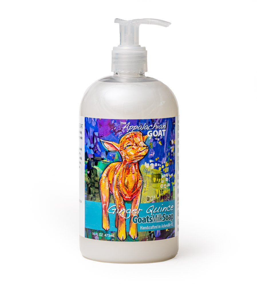 LIQUID SOAP - GINGER QUINCE GOATS MILK 16 oz.