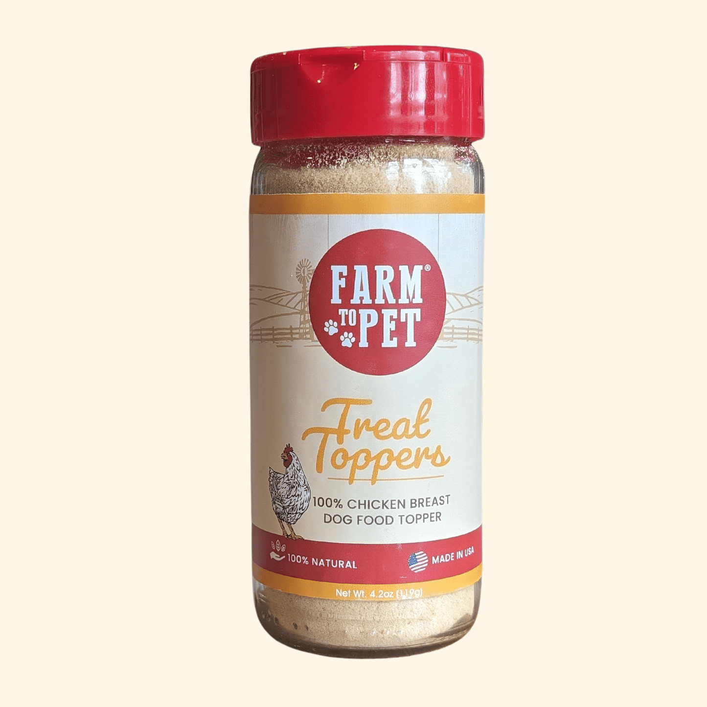 Treat Topper Chicken Dog Food Topper | Healthy Meal Supplement for Dogs