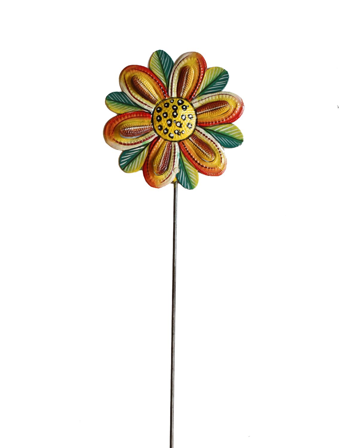 Painted Flower Garden Stake