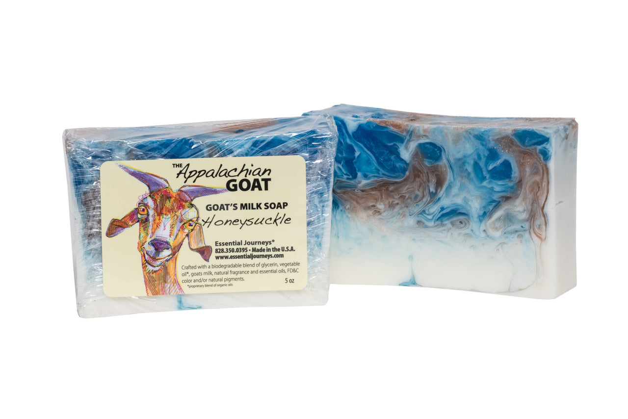 HONEYSUCKLE GOATS MILK SOAP SLICE 5 oz.