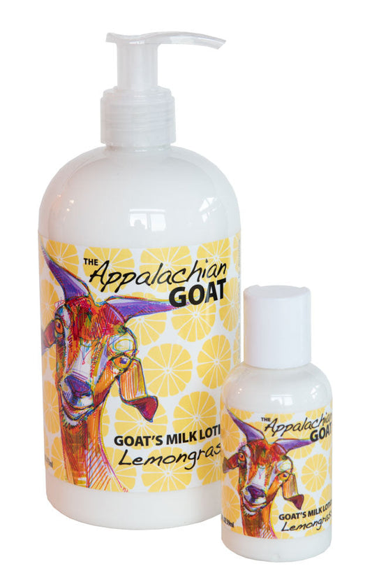 LEMONGRASS GOATS MILK LOTION 16 oz. or 2 oz.