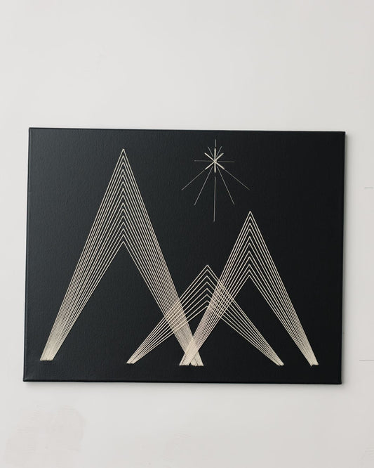 String Art - Mountains