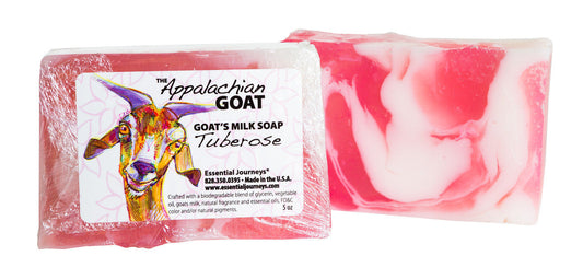 TUBEROSE GOAT'S MILK SOAP SLICE 5 oz.