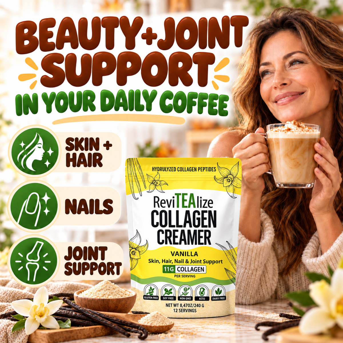 Collagen Protein Creamer - Vanilla
