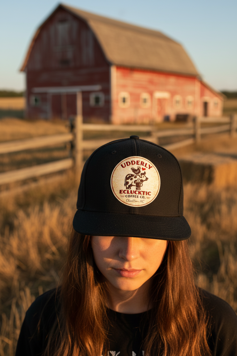 Black Snapback Hat