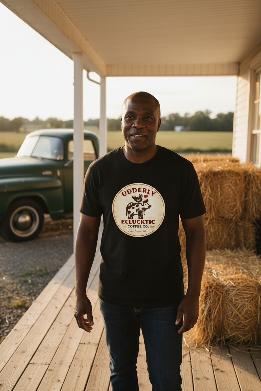 Black Staple Eco T-shirt - Black man
