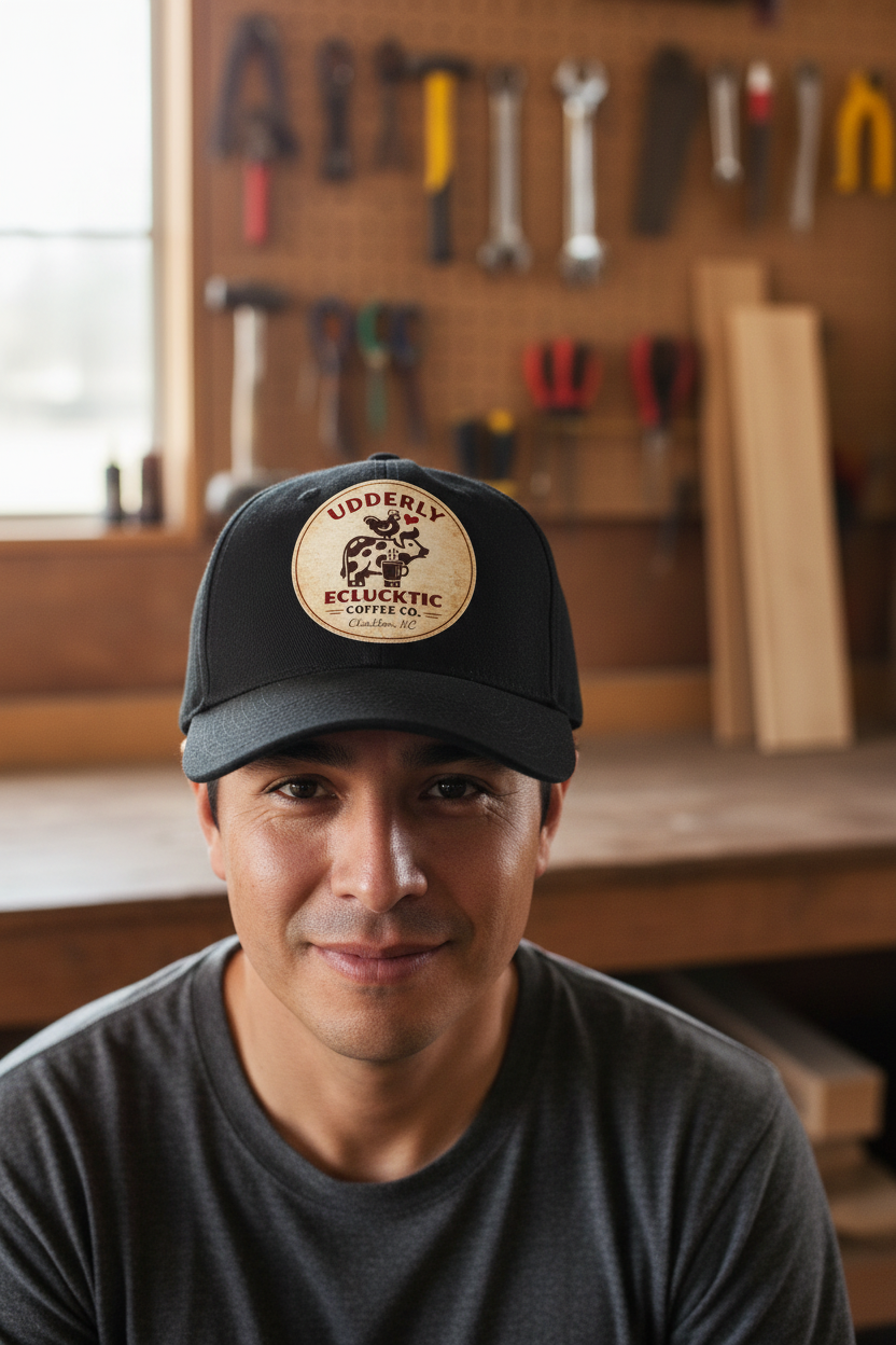 Black Twill Cap