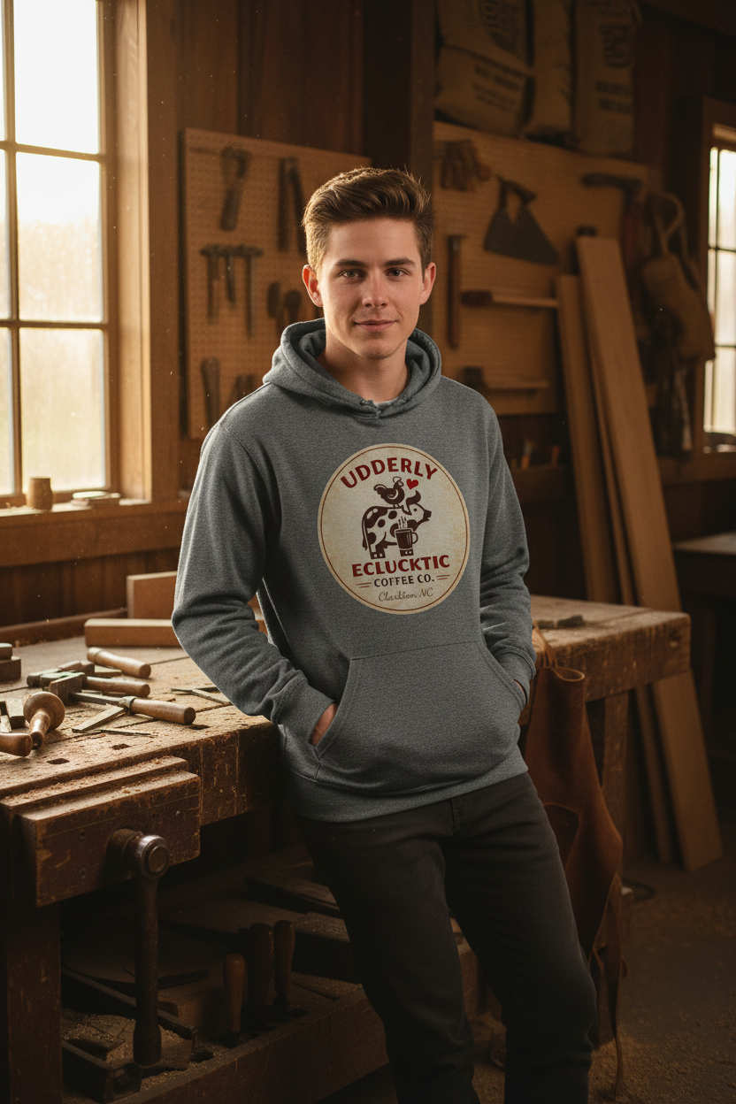 Charcoal Heather Midweight Hoodie
