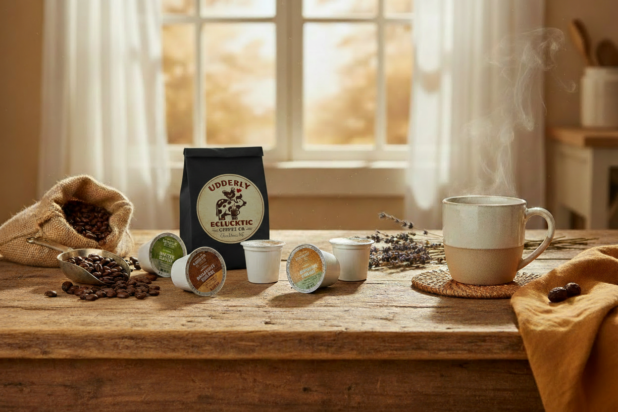 Coffee Pods Black Bag with Logo