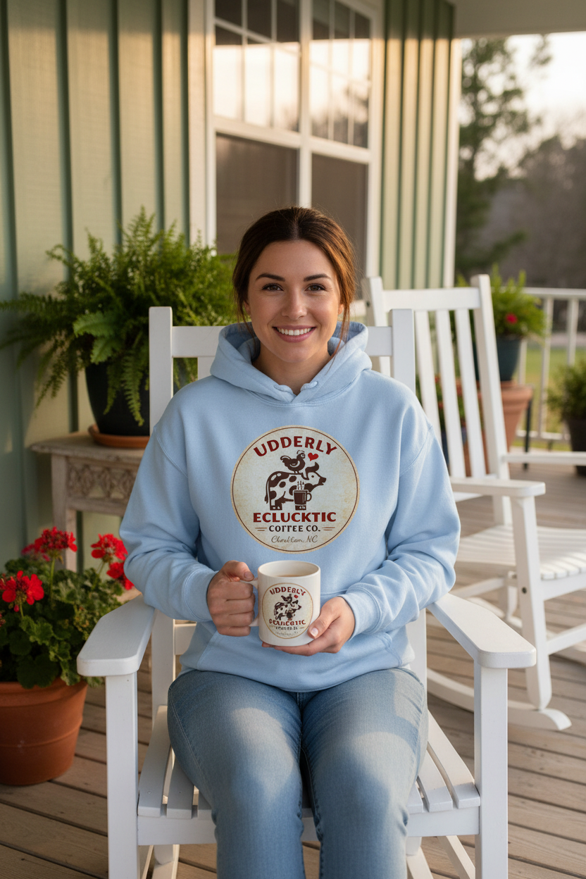 Light Blue Unisex Hoodie