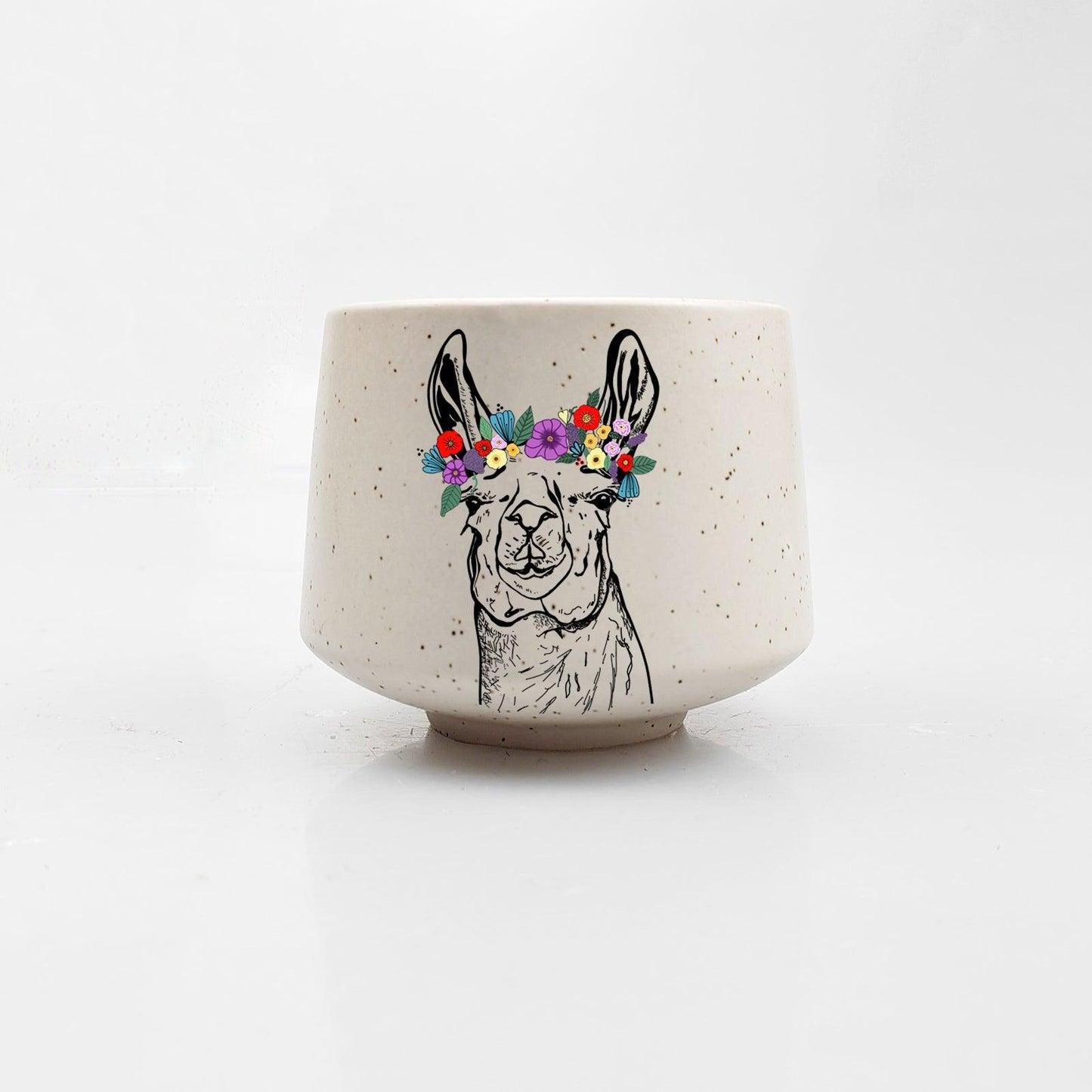 Llama Flower Crown Cup