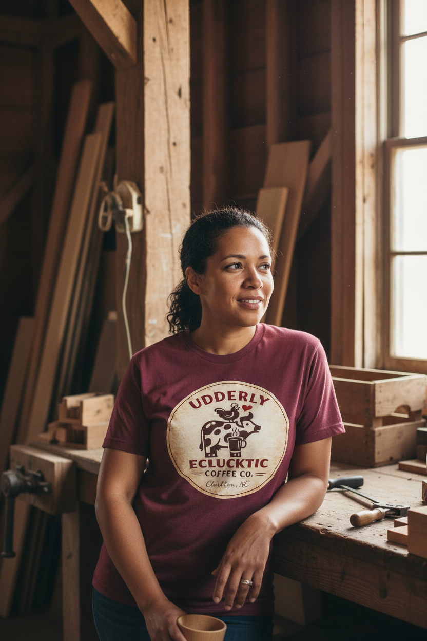 Maroon DryBlend T-shirt