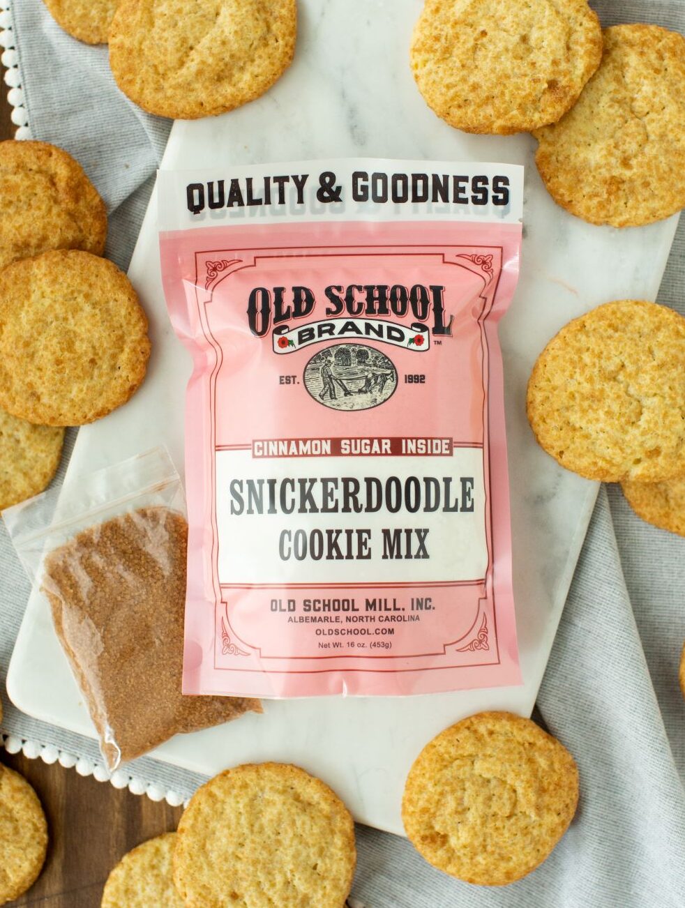 Snickerdoodle Cookie Mix | Old School Brand – Udderly Eclucktic Coffee Co.