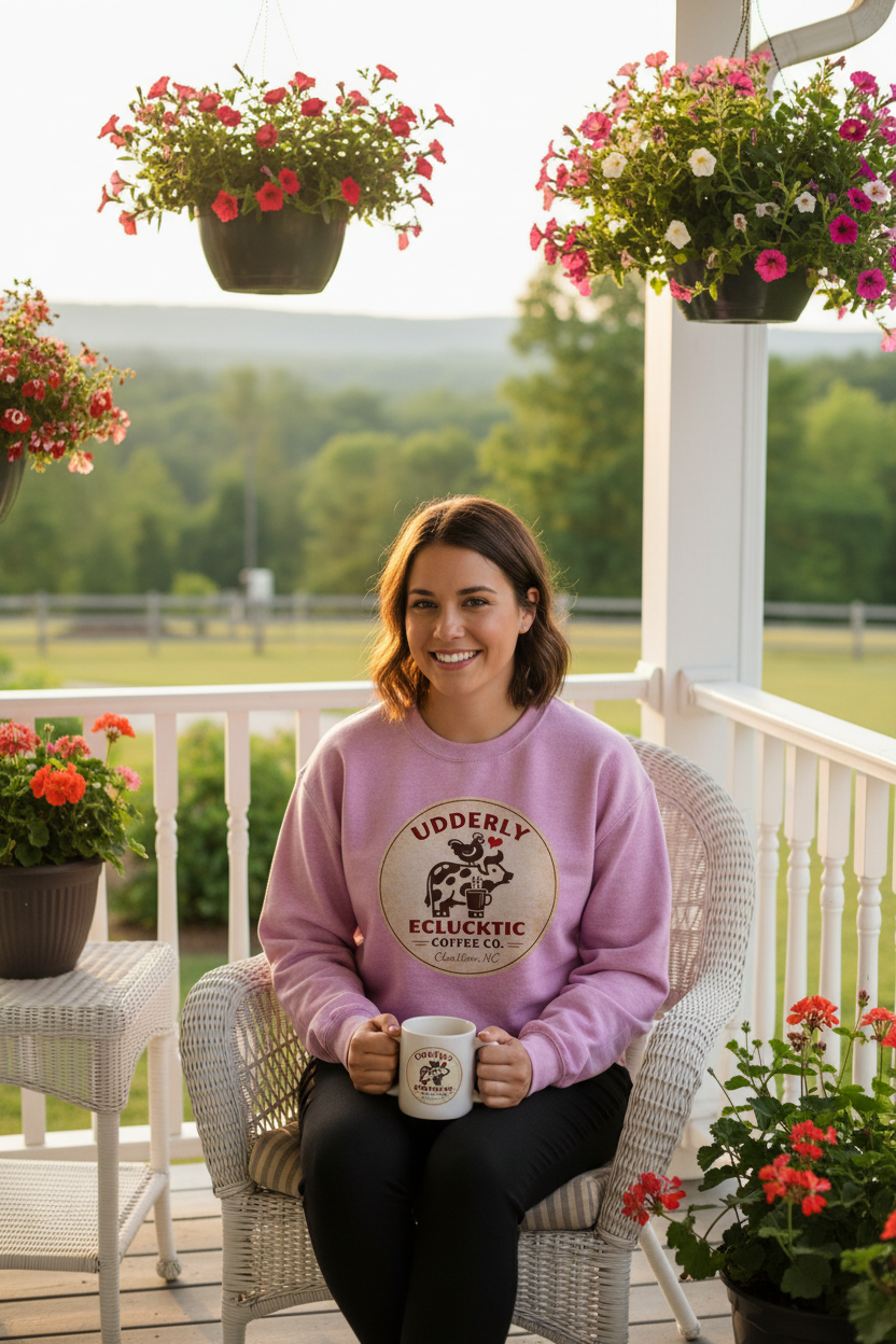 Orchid Garment-Dyed Sweatshirt