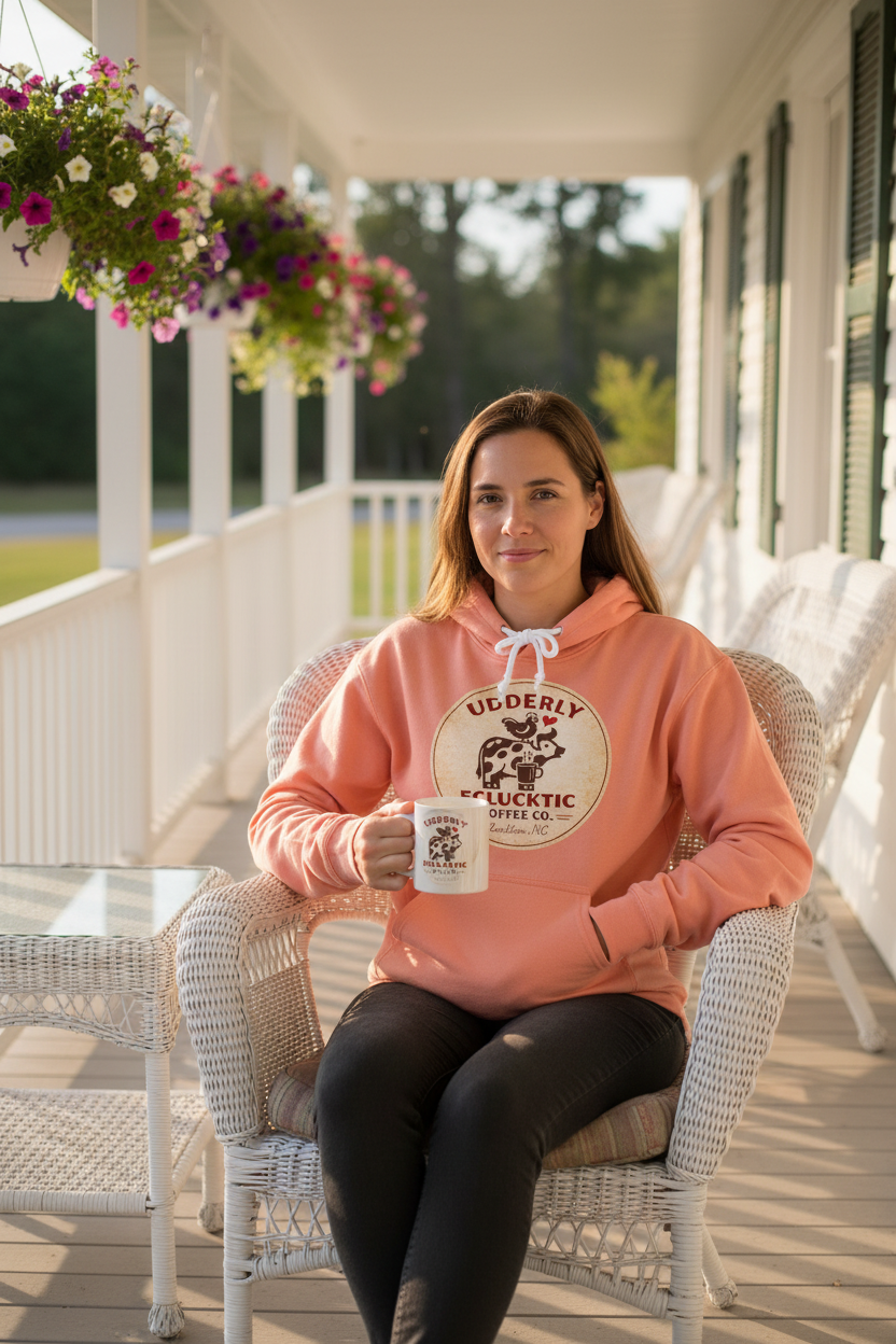 Peach Midweight Hoodie