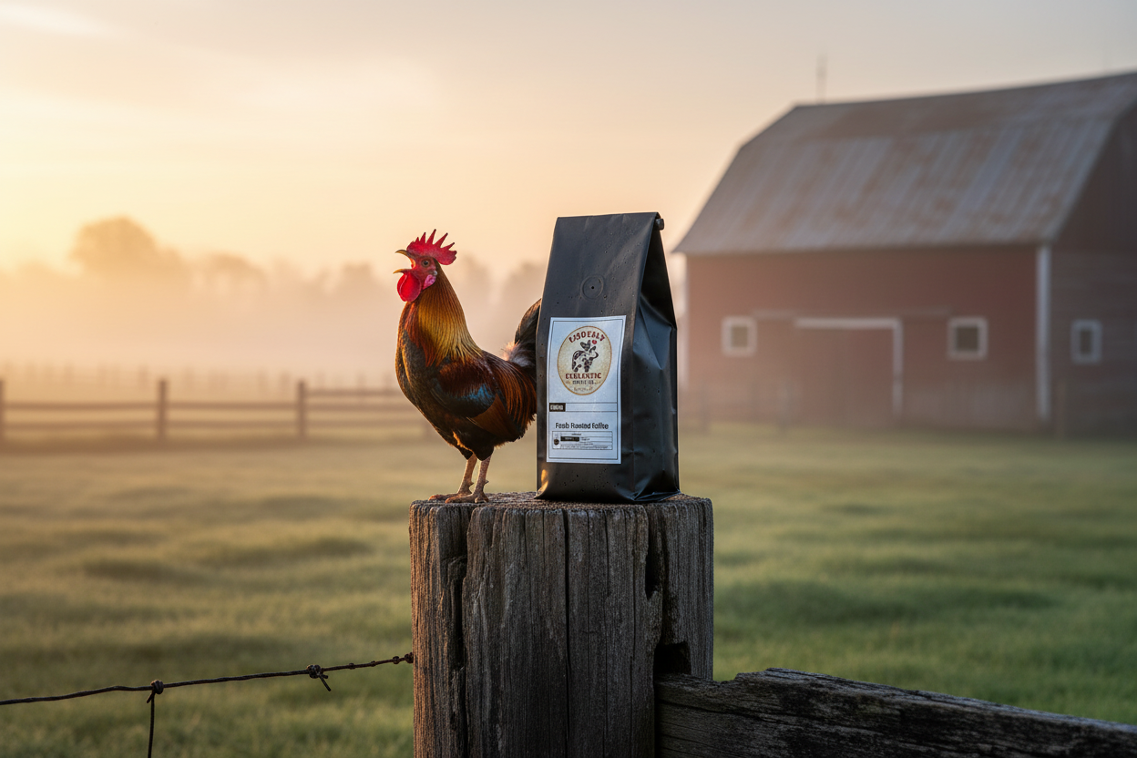 Screamin' Rooster Breakfast Blend with Logo