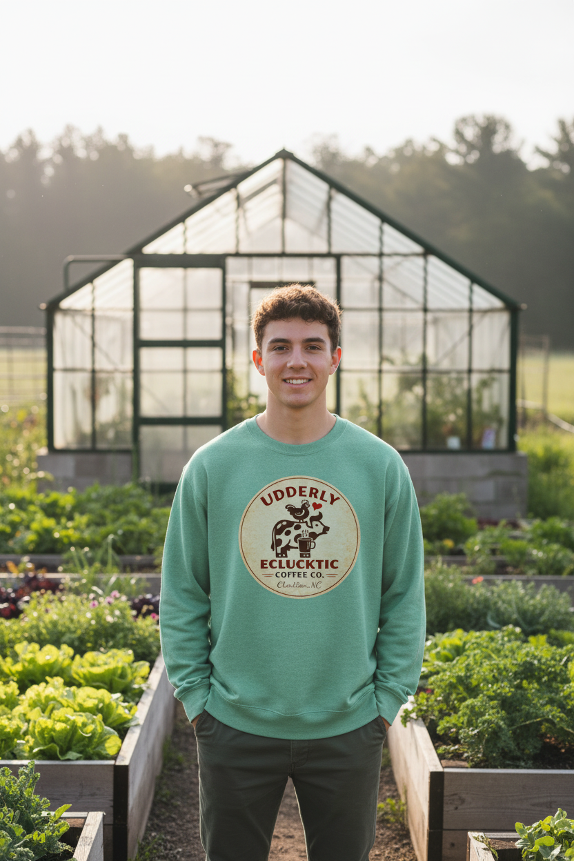 Seafoam Garment-Dyed Sweatshirt - Corrected