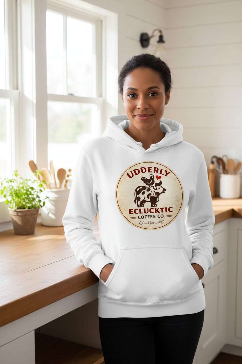 White Midweight Hoodie