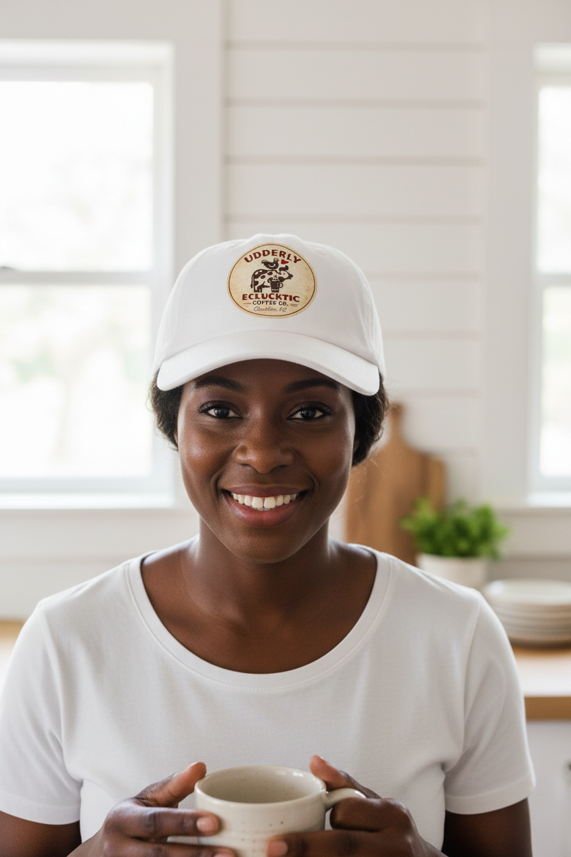 White Snapback Hat