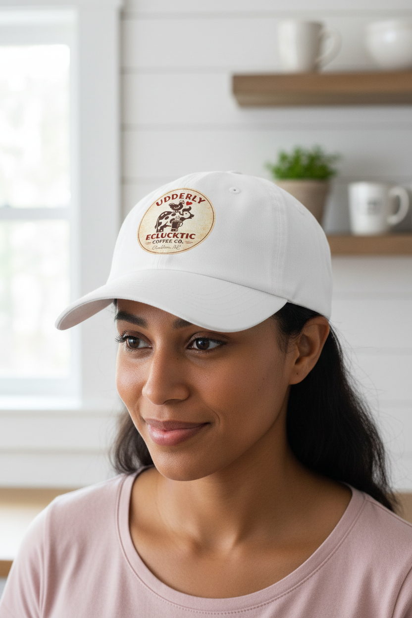 White Twill Cap